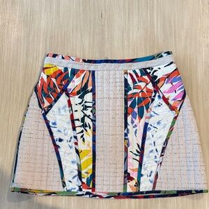 BCBGMaxAzria Quilted Patch Skirt